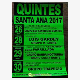 Fiestas de Santa Ana Quintes 2017
