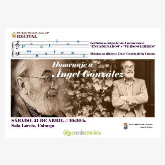 Recital potico-musical en homenaje a ngel Gonzlez