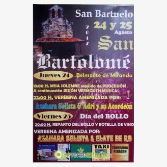 Fiestas de San Bartuelo - San Bartolom 2017