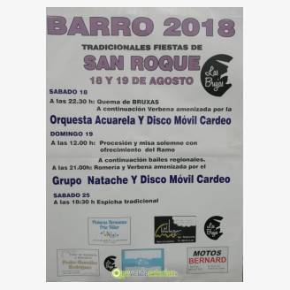 Las Bruxas y San Roque Barro 2018
