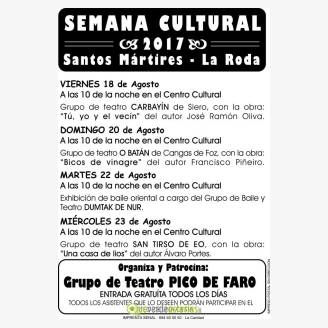 Semana Cultural de los Santos Mrtires La Roda 2017