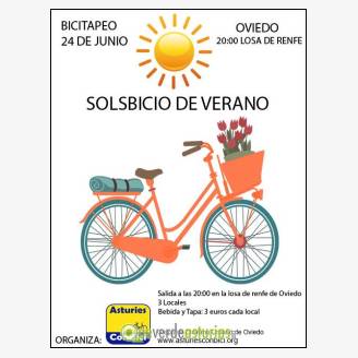Solsbicio de Verano - Bicitapeo Oviedo 2016