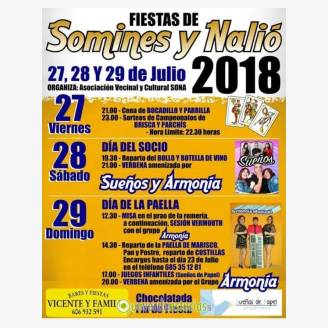 Fiestas de Somienes y Nali 2018