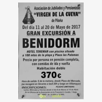 Viaje a Benidorm con la Asociacin Virgen de la Cueva