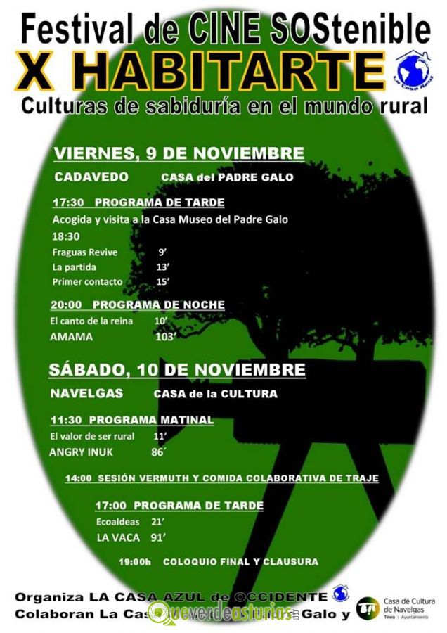 X Festival de Cine Sostenible Habitarte 2018 (Cadavedo) | Cine y teatro en  Valdés, Asturias