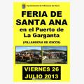 Feria de Santa Ana La Garganta