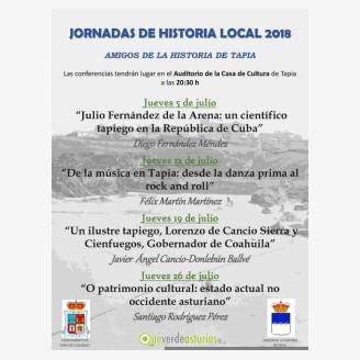 Jornadas de Historia Local de Tapia de Casariego 2018