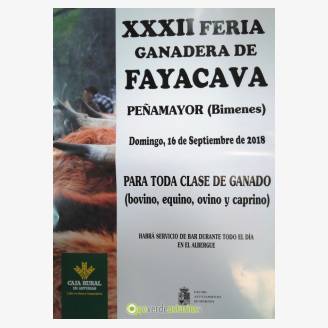 XXXII Feria Ganadera de Fayacava - Peamayor 2018