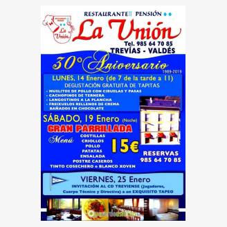 30 Aniversario del Restaurante La Unin