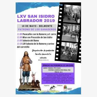 LXV Fiesta de San Isidro Labrador 2019 en Belmonte de Miranda