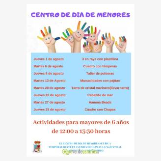 Actividades en el Centro de Da de Menores de Tapia de Casariego
