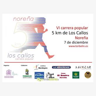 VI Carrera Popular 5 Km. de Los Callos - Norea 2019