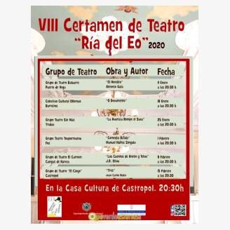 VIII Certamen de Teatro Ra del Eo - Castropol 2020