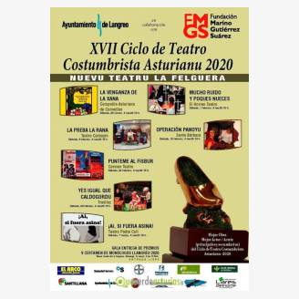 XVII Ciclo de Teatro Costumbrista Asturiano 2020 en Langreo: La prueba la rana