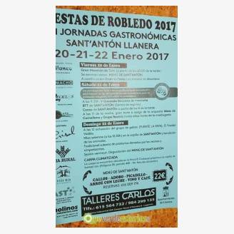 Fiestas de San Antón y I Jornadas Gastronómicas - Robledo 2017