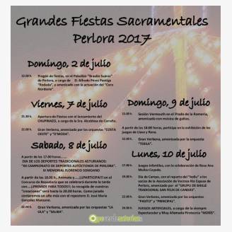 Fiestas Sacramentales Perlora 2017