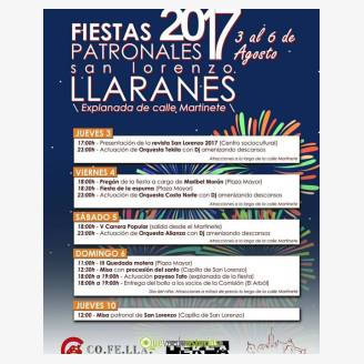 Fiestas de San Lorenzo en Llaranes 2017