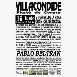 Fiesta del Corpus Christi Villacondide 2018 - V Festival de la Sidra