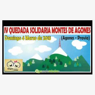 IV Quedada Solidaria Montes de Agones 2018