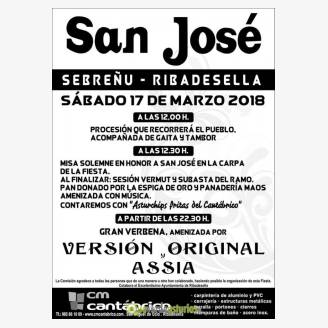 Fiesta de San Jos Sebreu 2018