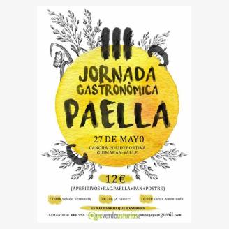 III Jornadas Gastronmicas de la Paella 2018 en Guimarn