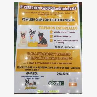 2 Certamen Canino Santa Isabel 2018 en Lugones