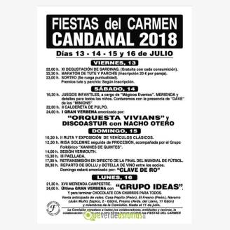 Fiestas del Carmen Candanal 2018