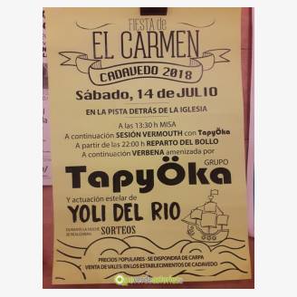 Fiesta de El Carmen - Cadavedo 2018
