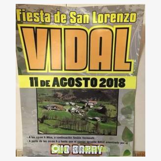 Fiesta de San Lorenzo Vidal 2018