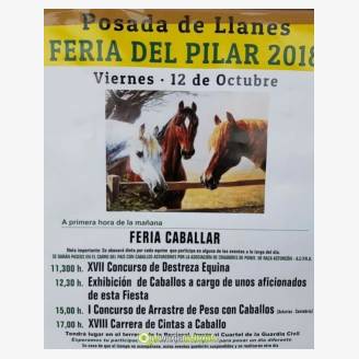 Feria caballar del Pilar 2018 en Posada de Llanes