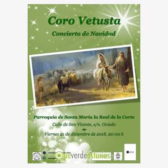 Concierto de Navidad 2018 del Coro Vetusta