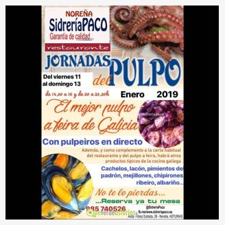 Jornadas del Pulpo en Sidrera Paco
