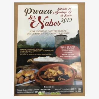 XXXII Jornadas Gastronmicas de los Nabos y del Queso de Fuente - Proaza 2019