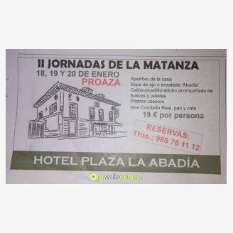 II Jornadas de la Matanza en Hotel Plaza La Abada (Proaza 2019)