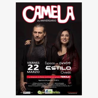 Camela en concierto en Oviedo - 25 Aniversario