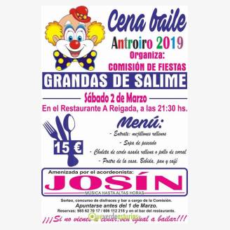 Cena-baile Antroiro 2019 en Grandas de Salime