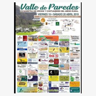 XVI Muestra de Oficios y Costumbres del Medio Rural 2019 en el Valle de Paredes
