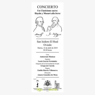 Concierto "Un Clasicismo sacro: Haydn y Mozart alla breve"