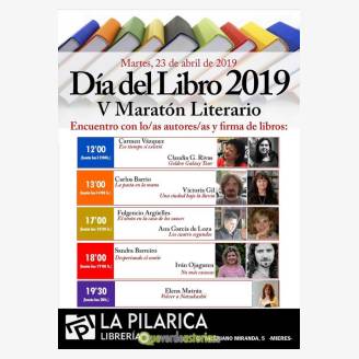 Da del Libro - V Maratn Literario 2019 en La Pilarica