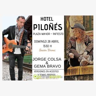 Jorge Colsa & Gema Bravo en concierto en el Hotel Pilos