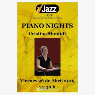 Cristina Montull en concierto en Jazz Caf