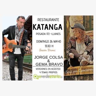 Jorge Colsa & Gema Bravo en concierto en el Restaurante Katanga