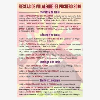 Fiestas del Puchero Villalegre 2019