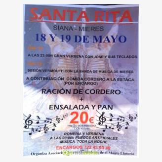 Fiestas de Santa Rita 2091 en Siana