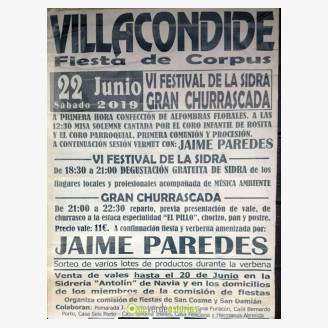 Fiesta de Corpus 2019 en Villacondide - VI Festival de la Sidra