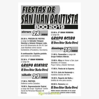 Fiestas de San Juan Bautista 2019 en Boo