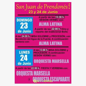 Fiestas de San Juan de Prendons 2019