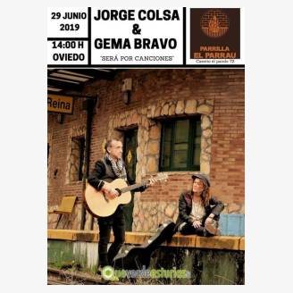 Jorge Colsa y Gema Bravo en concierto en El Parrau