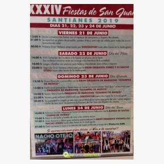 XXXIV Fiestas de San Juan 2019 en Santianes