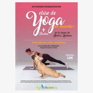 Yoga solidario en La Casona de la Montaa